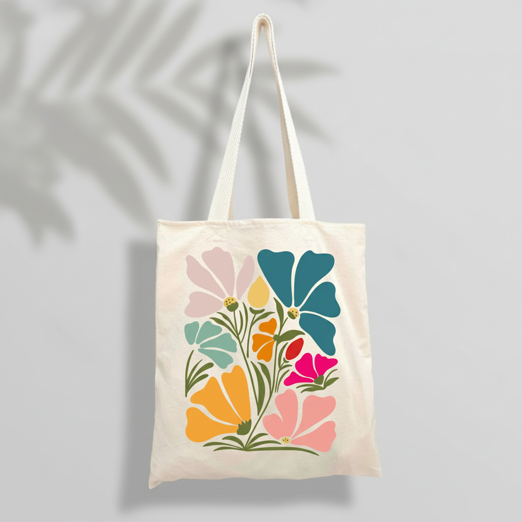 Floral Tote Bag