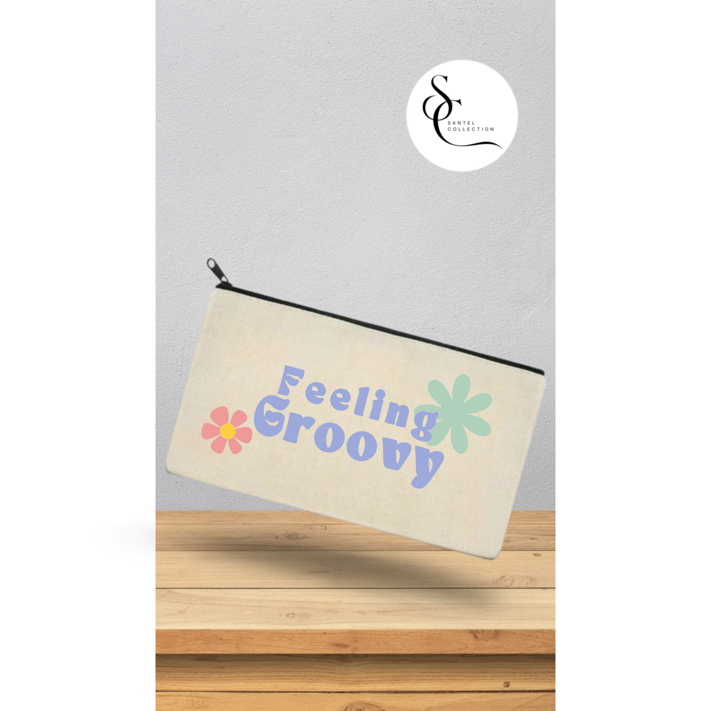Feeling groovy - bolso para efectos personales