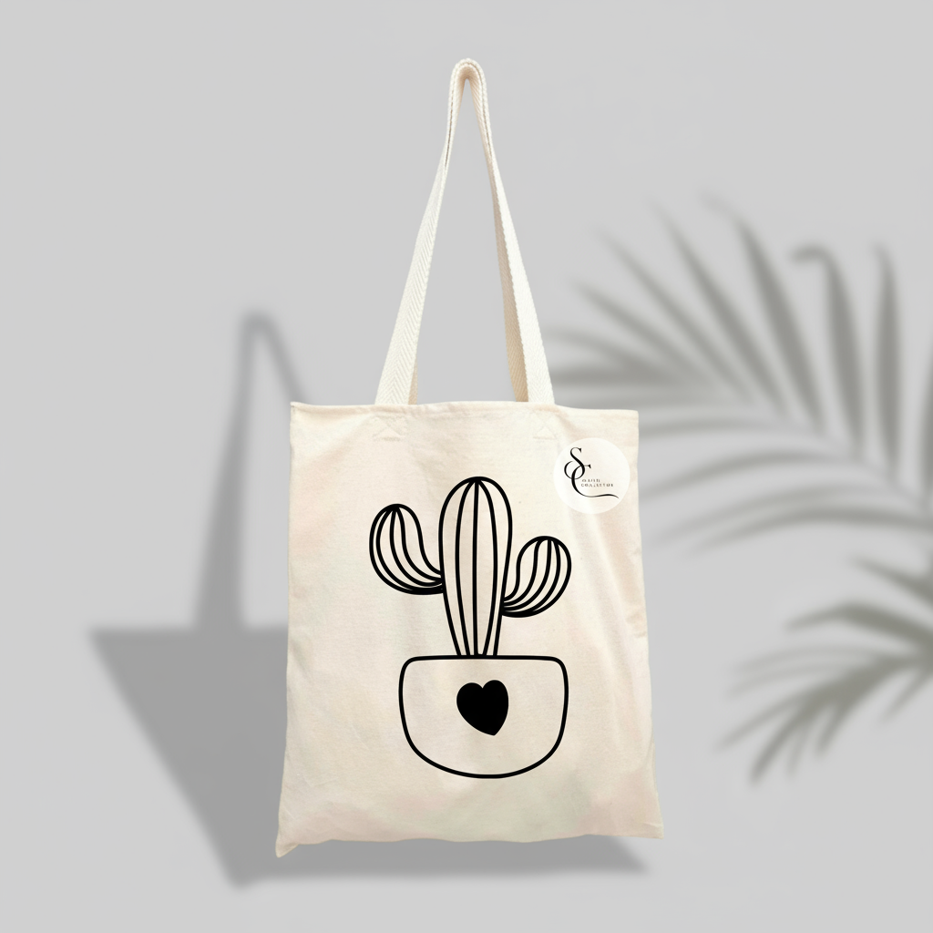Cactus tote bag
