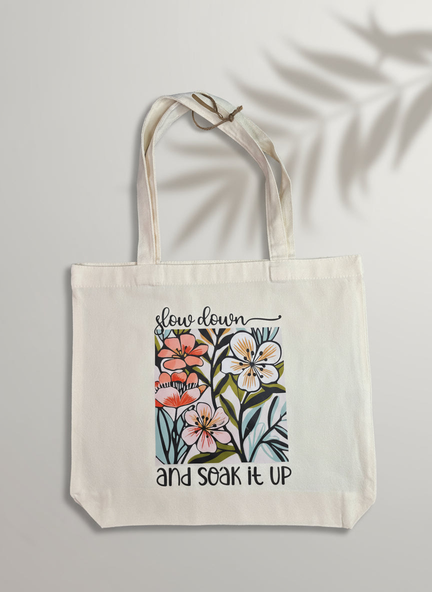 Slow Down tote bag