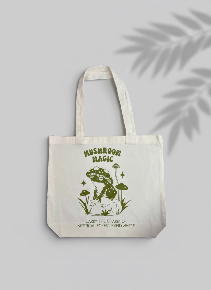 Mushroom Magic tote bag