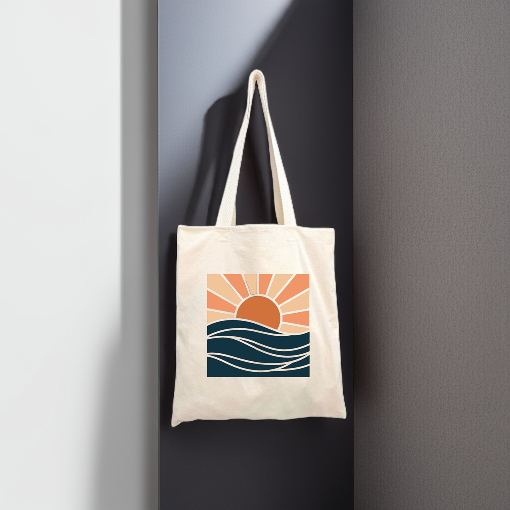 Sunset at Sea Tote Bag