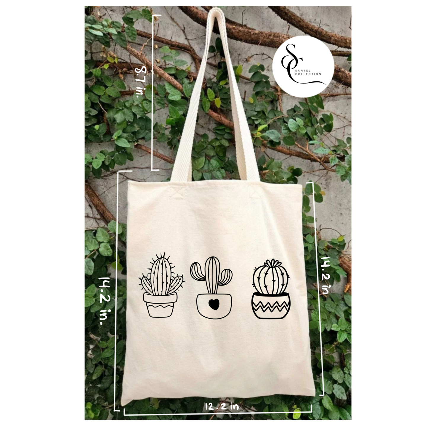 Three Cactus Tote bag