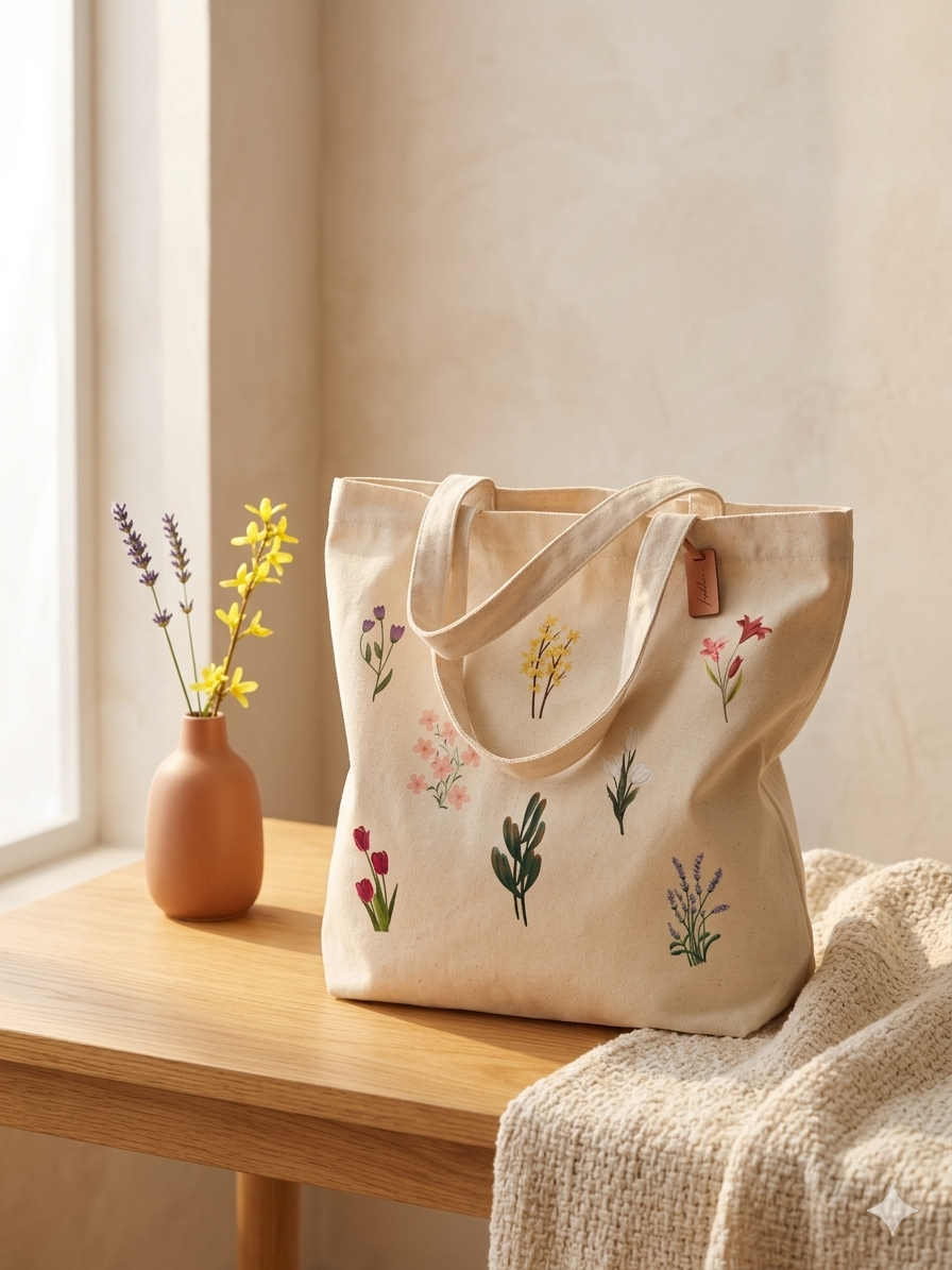 Tote Bag Floral