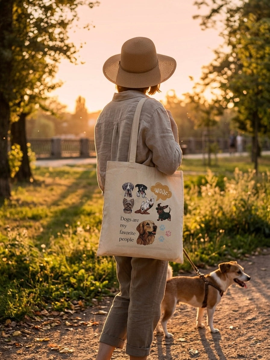 Tote bag Dogs lover