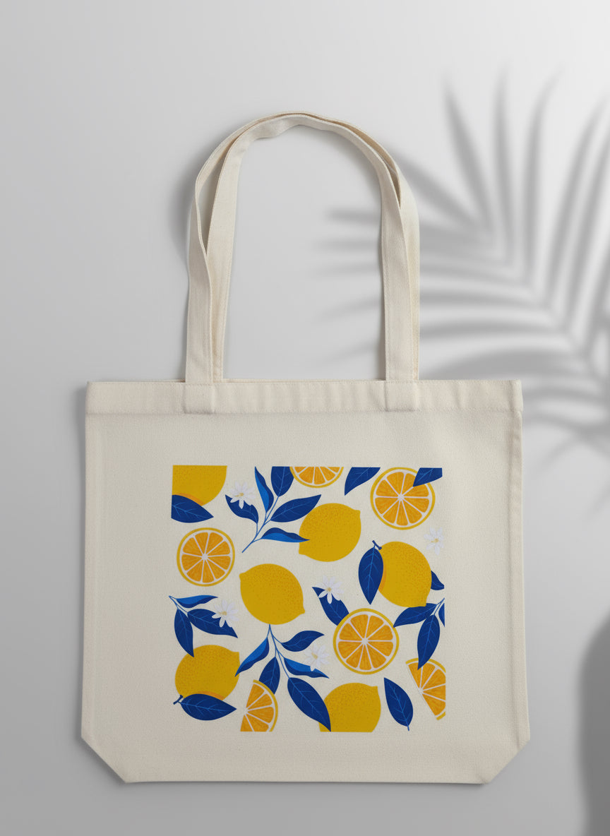 Citrus Bloom Tote Bag